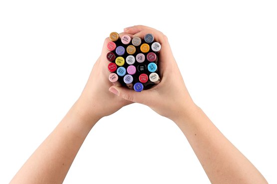 Набор маркеров для скетчинга Sketchmarker Brush Pro Fashion Set 24 цв. в картон.упак. - Скетчмаркеры в наборах