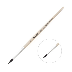 Кисть Roubloff синтетика имитация белки круглая №4 серия 1F10