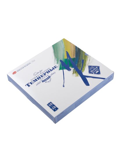 Набор темперных художественных красок "Мастер-Класс" картон, 18 цв. в тубах по 18мл - Темперные краски художественные в наборах