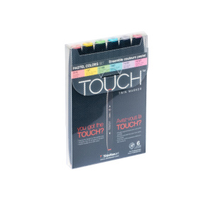 Набор маркеров  TOUCH TWIN Main Colors  6цв. основные цвета