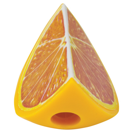 Точилка ПИФАГОР "Фрукты", с контейнером, пластиковая, ассорти, 228702 - Точилки ручные