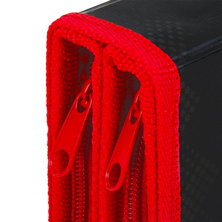 Пенал ПИФАГОР, 2 отделения, ламинированный картон, 19х11 см, "Rocket car", 271536 - Пеналы каркасные