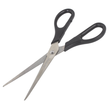 Ножницы ОФИСМАГ "Standard" 190 мм, классической формы, черные, 237100 - Ножницы универсальные
