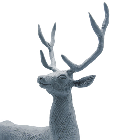 Пластилин скульптурный BRAUBERG ART CLASSIC, серый, 0,5 кг, твердый, 106517 - Пластичная масса для моделирования