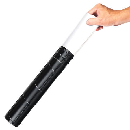 Тубус для чертежей телескопический, длина 36,5-64 см, формат А1, диаметр 6 см, черный, STAFF, 271255 - Тубусы для чертежей