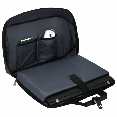 Сумка-портфель BRAUBERG "Modern" с отделением для ноутбука 15-16", откидная крышка, 29х42х11 см, 270828 - Сумки деловые с отделением для ноутбука и планшета