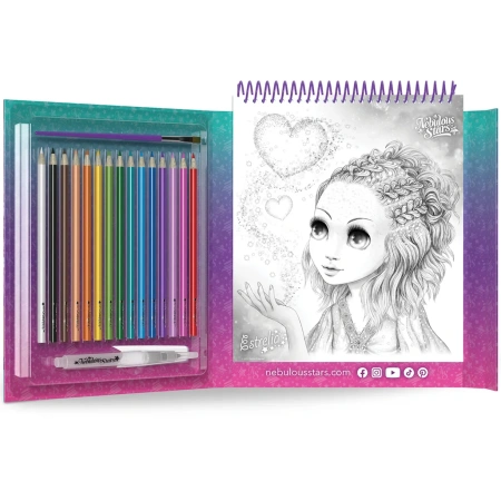Серия Estrelia: Раскраска для девочек - Наборы для рисования