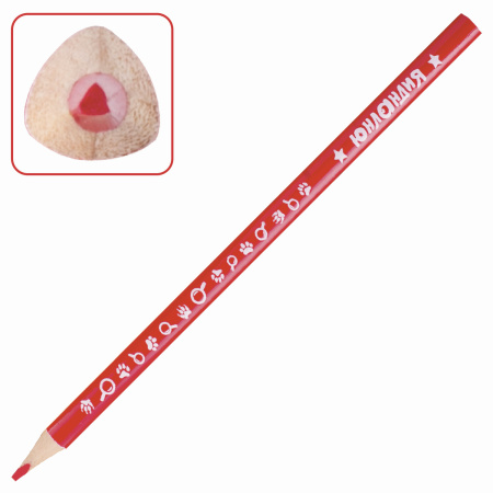 Карандаши цветные ЮНЛАНДИЯ "ЮНЛАНДИК-ДЕТЕКТИВ", 6 цветов, трехгранные, с раскраской, 181679 - Карандаши цветные