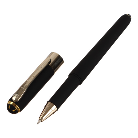 Ручка шариковая BRUNO VISCONTI "Monaco", черный корпус, узел 0,5 мм, линия письма 0,3 мм, синяя, 20-0125/01 - Ручки шариковые неавтоматические