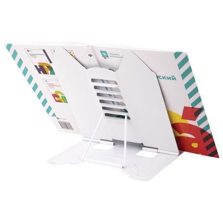 Подставка для книг и учебников фигурная BRAUBERG KIDS "Puppy", регулируемый угол наклона, металл, 238058 - Подставки для книг