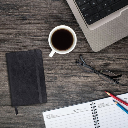 Блокнот МАЛЫЙ ФОРМАТ (100x150 мм) А6, BRAUBERG "Metropolis Ultra", под кожу, 80 л., клетка, черный, 113324 - Бизнес-блокноты и бизнес-тетради