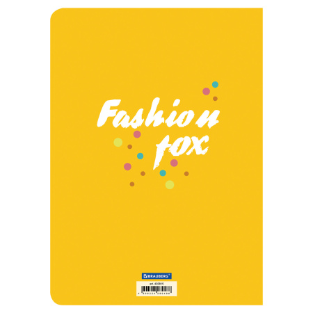 Тетрадь 60 л. в клетку обложка SoftTouch, бежевая бумага 70 г/м2, сшивка, В5 (179х250 мм), FOXY, BRAUBERG, 403815 - Тетради более 60 листов