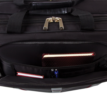 Сумка-портфель BRAUBERG с отделением для ноутбука 15-16", "Business", 2 отделения, черная, 41х32х15 см, 240389 - Сумки деловые с отделением для ноутбука и планшета