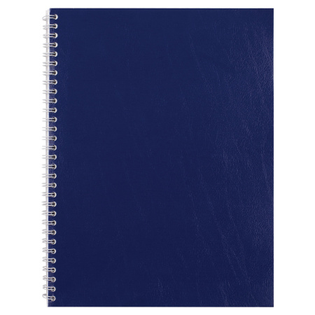 Тетрадь бумвинил, А4, 96 л., гребень, офсет №1, клетка, STAFF, СИНИЙ, 403406 - Тетради формата А4