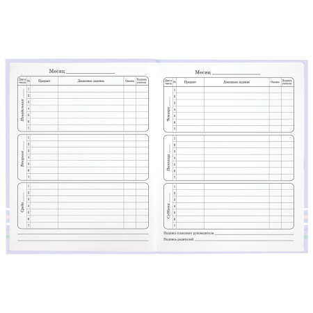 Дневник 1-4 класс 48 л., твердый, ЮНЛАНДИЯ, глянцевая ламинация, с подсказом, "Совушка", 106594 - Дневники для младших классов