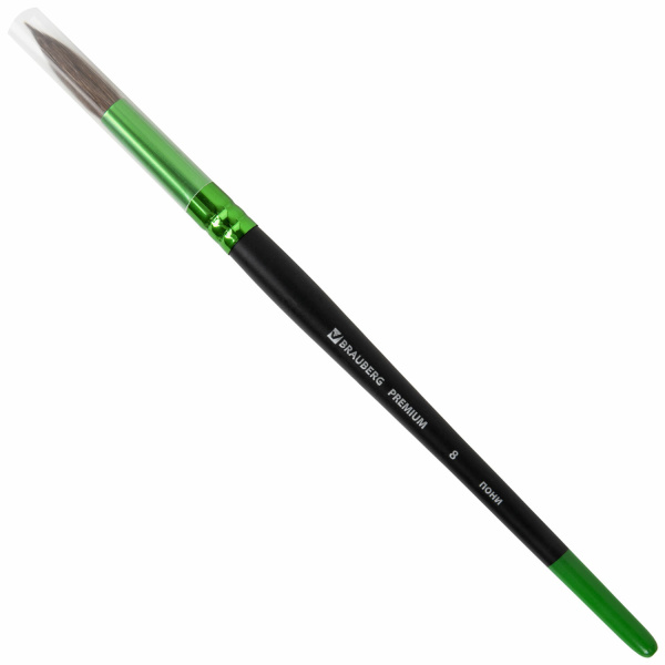 Кисть из ворса пони № 8, BRAUBERG PREMIUM, 200987 - Кисти для рисования