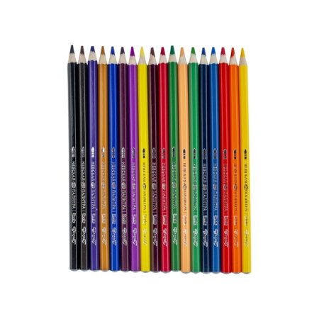 Набор акварельных карандашей "Сонет", 18 цветов, в картонной коробке - Карандаши цветные и акварельные профессиональные