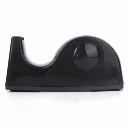 Диспенсер для клейкой ленты BRAUBERG настольный, утяжеленный, средний, черный, 11,8х5х5 см, 440142 - Диспенсеры для канцелярской ленты