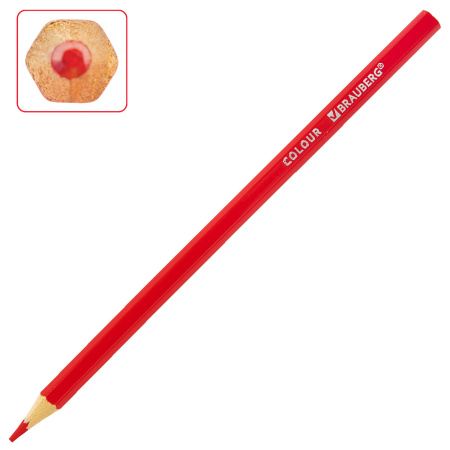 Карандаши цветные мягкие BRAUBERG АКАДЕМИЯ, 36 цветов, шестигранные, грифель 3 мм, 181867 - Карандаши цветные