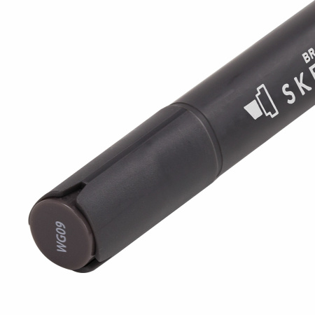 Маркер для скетчинга двусторонний 1 мм - 6 мм BRAUBERG ART CLASSIC, СЕРЫЙ ТЕПЛЫЙ 9 (WG09), 151818 - Скетчмаркеры поштучно