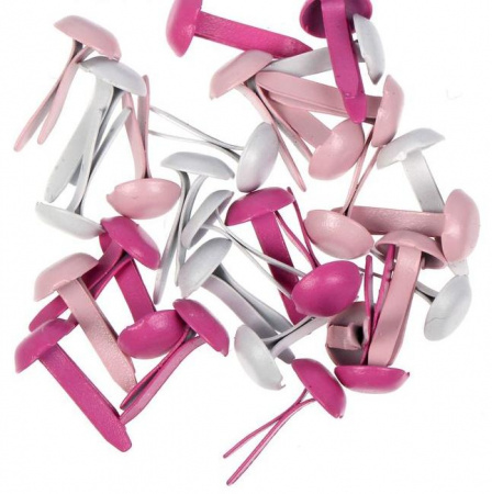 Набор брадсов "Оттенки нежности", в упаковке 30 шт., размер 4,5*8,5*1 см - Брадсы, анкеры