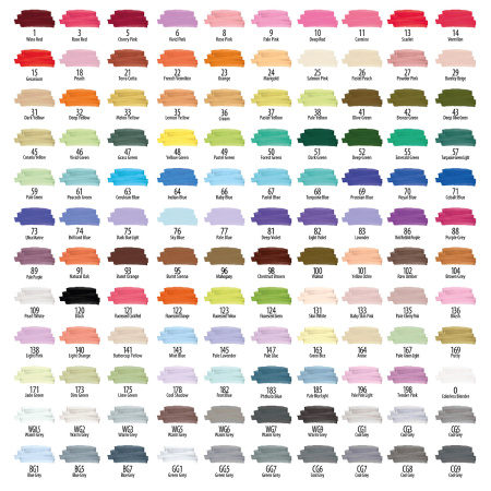 Маркеры для скетчинга двусторонние BRAUBERG ART DEBUT "BLACK", НАБОР 120 шт., пластиковый кейс, 152134 - Скетчмаркеры в наборах