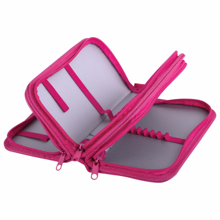 Пенал ПИФАГОР, 3 отделения, ламинированный картон, 19х11 см, "Dreamy unicorn", 270891 - Пеналы каркасные