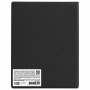 Тетрадь на кольцах А5 (180х220 мм), 80 листов, обложка ПВХ, клетка, BRAUBERG, черный, 403909 - Тетради на кольцах и сменные блоки к ним
