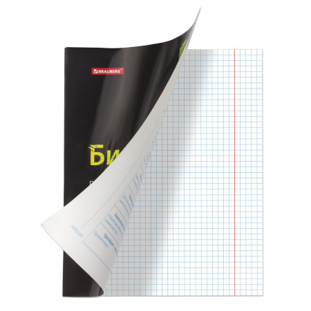 Тетради предметные, КОМПЛЕКТ 10 ПРЕДМЕТОВ, BLACK & BRIGHT, 48 листов, глянцевый лак, BRAUBERG, 403560 - Тетради предметные