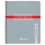 Тетрадь А5, 96 л., BRAUBERG, гребень, клетка, обложка картон, "CONTRACT", 400527 - Тетради более 60 листов
