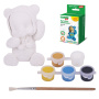 ФИГУРКА ИЗ ГИПСА с красками и кистью для росписи, ассорти, BRAUBERG KIDS, 665203, 1 шт - Наборы для рукоделия