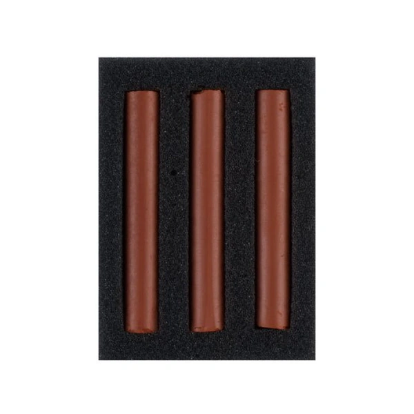 Набор сухих художественных графических материалов "Ладога": сангина 3 мелка - Мел, графит, сепия, сангина, соус, уголь художественные