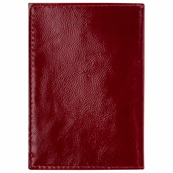 Обложка для паспорта натуральная кожа "наплак", тиснение золотом "Impression", красная, BRAUBERG, 238211 - Обложки для паспорта