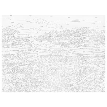 Картина по номерам А3, ОСТРОВ СОКРОВИЩ "МАКОВОЕ ПОЛЕ", С АКРИЛОВЫМИ КРАСКАМИ, картон, кисть, 661614 - Картины по номерам