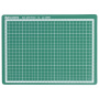 Коврик (мат) для резки BRAUBERG, 3-слойный, А4 (300х220 мм), двусторонний, толщина 3 мм, зеленый, 236905 - Коврики настольные для резки