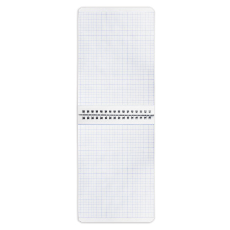 Блокнот А5 146х205 мм, 60 л., гребень, перфорация на отрыв, лакированный, BRAUBERG, Синий, 111274 - Блокноты