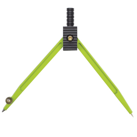 Циркуль ЮНЛАНДИЯ 115 мм, металлический, ассорти, чехол, 210655 - Циркули и готовальни