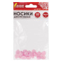 Носики декоративные для творчества, 10х10 мм, 20 шт., розовые, ОСТРОВ СОКРОВИЩ, 661337 - Носики и ротики для творчества