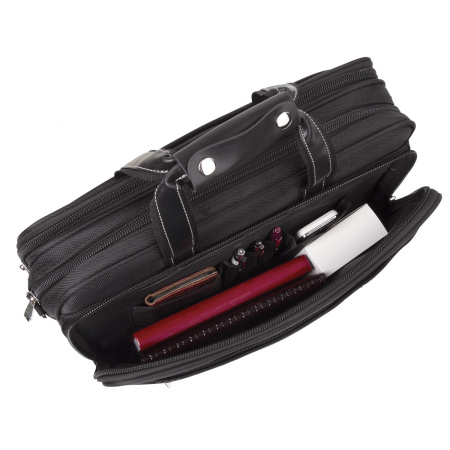 Сумка-портфель BRAUBERG с отделением для ноутбука 15-16", "Carbon", 2 отделения, графит, 41х31х13 см, 240509 - Сумки деловые с отделением для ноутбука и планшета