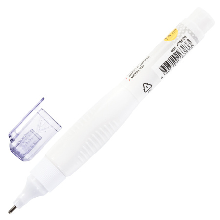 Ручка-корректор BRAUBERG, 14 мл, металлический наконечник, 226820 - Корректирующие ручки