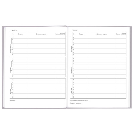 Дневник 5-11 класс 48 л., твердый, BRAUBERG, глянцевая ламинация, с подсказом, "Flowers", 106401 - Дневники для старших классов