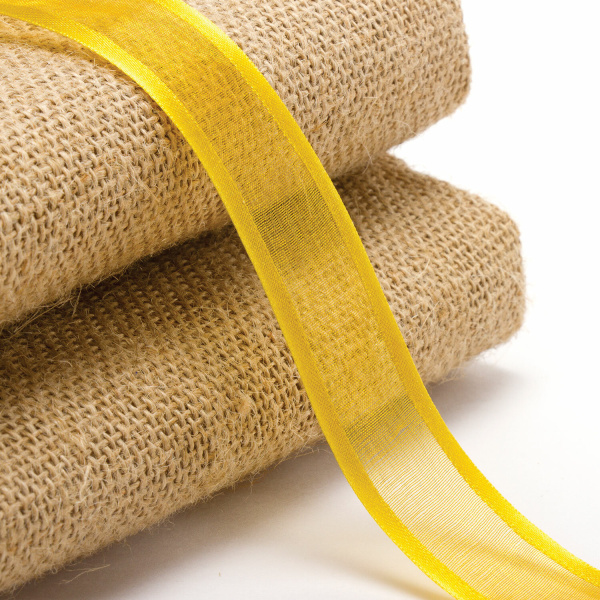 Лента органза с оторочкой ширина 25 мм, длина 23 м, золотистая, BRAUBERG, 591548 - Ленты для декора, рукоделия и упаковки подарков