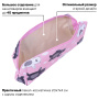 Пенал-косметичка ПИФАГОР, мягкий, "BEAR", прямоугольный, 20х7х4 см, 229266 - Пеналы мягкие