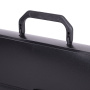 Папка-портфель пластиковая BRAUBERG ПРЕЗИДЕНТ А4 (390х260х40 мм), 3 отделения, черная, РОССИЯ, 226022 - Портфели пластиковые
