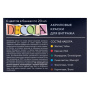 Набор акриловых красок для витража 6 цветов по 20 мл в банках "Deсola" - Акриловые краски для витража в наборах