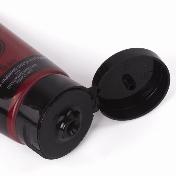 Краска акриловая художественная BRAUBERG ART CLASSIC, туба 75мл, ПУРПУРНАЯ КРАСНАЯ, 191084 - Акриловые краски художественные поштучно