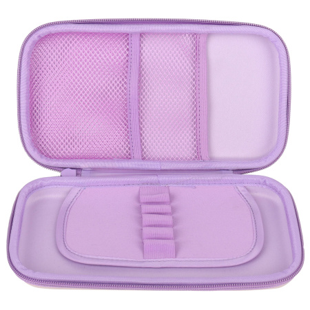 Пенал BRAUBERG SHINY, 1 отделение, 1 откидная планка, EVA, 22х13х4 см, "Cheerful", 271554 - Пеналы каркасные