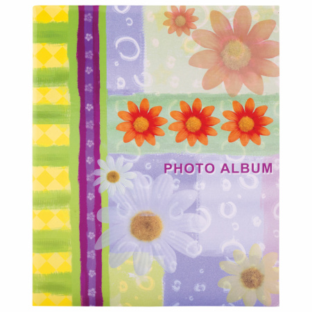 Фотоальбом BRAUBERG на 200 фотографий 10х15 см, твердая обложка, "Настроение", разноцветный, 390670 - Фотоальбомы