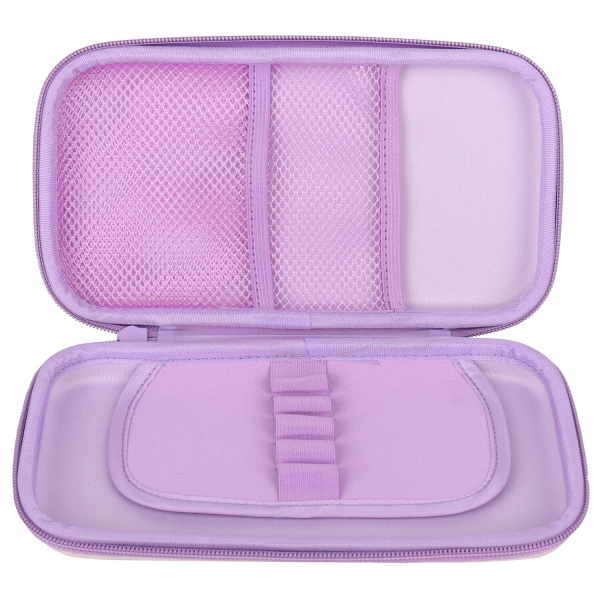 Пенал BRAUBERG SHINY, 1 отделение, 1 откидная планка, EVA, 22х13х4 см, "Cheerful", 271554 - Пеналы каркасные