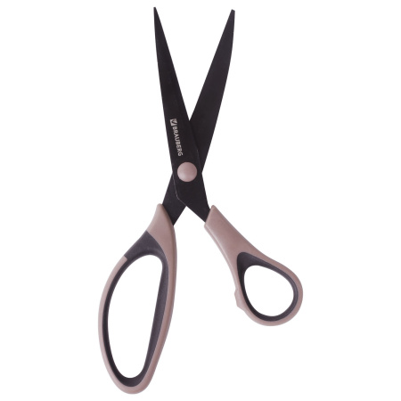 Ножницы BRAUBERG "Special" 216 мм, тефлоновое антискользящее покрытие, 2-х сторонняя заточка, 236788 - Ножницы универсальные